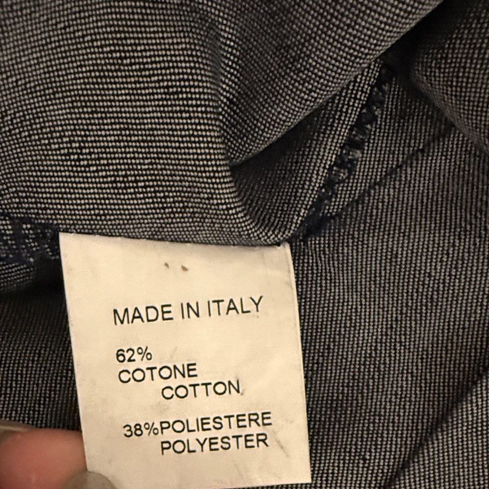 Donis 1920 Women’s Gray and Navy Skirt with Patterns - Picture 3 of 4
